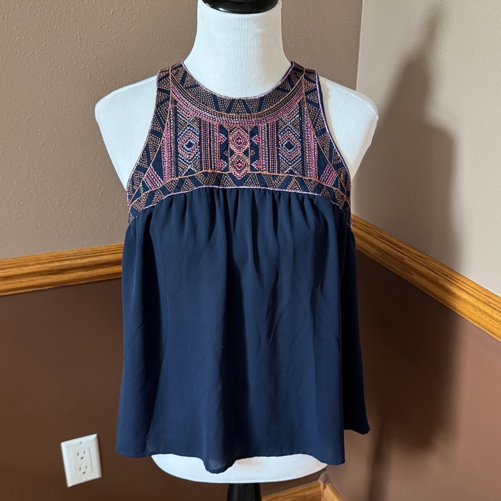 Forever 21 Embroidered Tank
